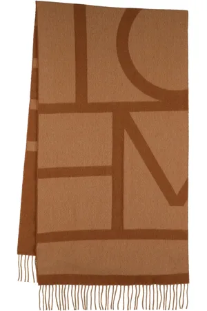 Totême Monogram Jacquard Wool Scarf