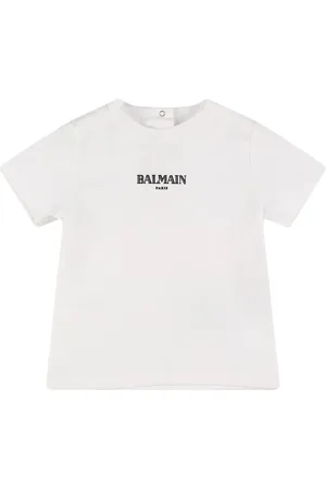 Balmain Printed Cotton Jersey T-shirt