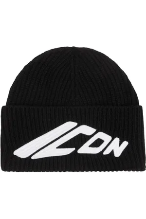 Dsquared2 Wool & Cotton Knit Beanie