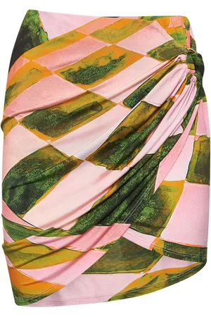 Louisa Ballou Coastline Printed Mini Skirt