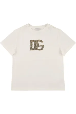 Dolce & Gabbana Embellished Cotton Jersey T-shirt