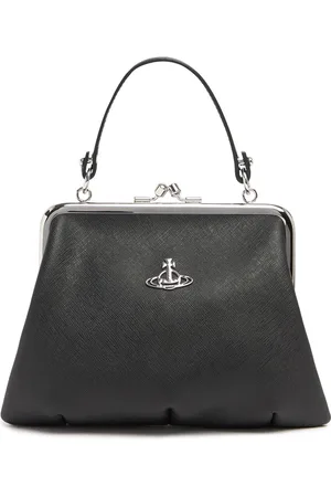Vivienne Westwood Granny Frame Plain Saffiano Purse