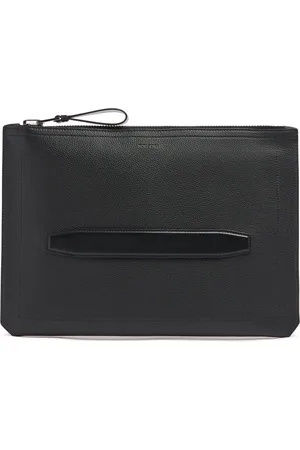 Tom Ford Buckley Soft Grain Leather Handle Pouch