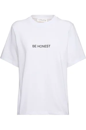 Victoria Beckham Slogan Cotton T-shirt