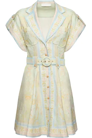 ZIMMERMANN Acacia Linen Mini Dress