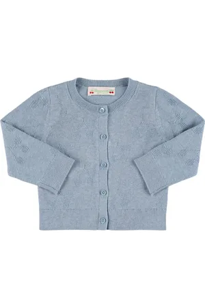 BONPOINT Cotton & Cashmere Knit Cardigan