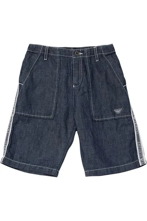 Emporio Armani Cotton Denim Bermuda Shorts