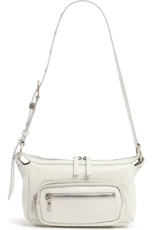 MARGE SHERWOOD Mini Outpocket Glossy Leather Hobo Bag