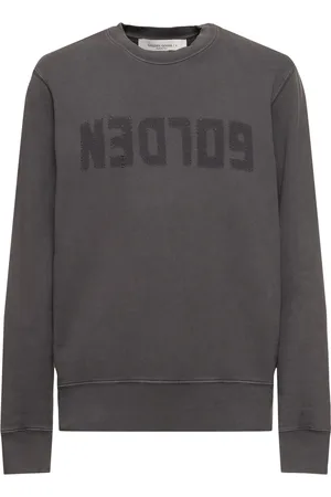 Golden Goose Logo Cotton Jersey Crewneck Sweatshirt