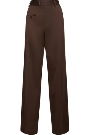 Maison Margiela Tailored Wool Blend Straight Pants