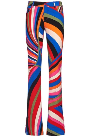 Puccini Stretch Scuba Split Hem Straight Pants