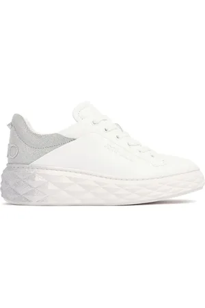 Jimmy Choo Diamond Maxi Leather Sneakers
