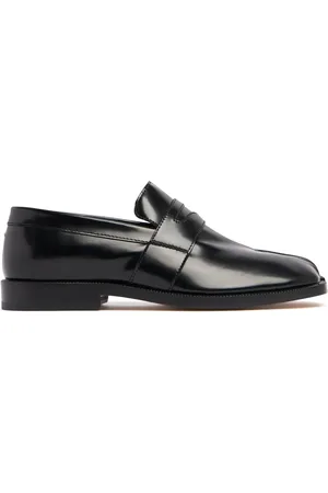 Maison Margiela 20mm Tabi Brushed Leather Loafers