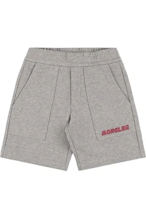 Moncler Optical Logo Cotton Shorts
