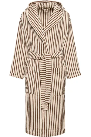 Tekla Kodiak Stripes Bathrobe