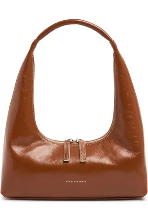 MARGE SHERWOOD Hobo Crinkled Leather Shoulder Bag