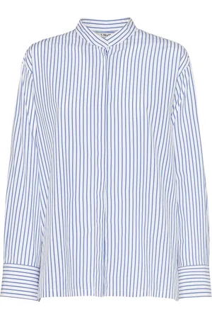 Max Mara Tata Cotton Poplin Striped Shirt