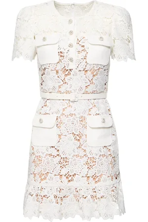 Self-Portrait Lace Mini Dress