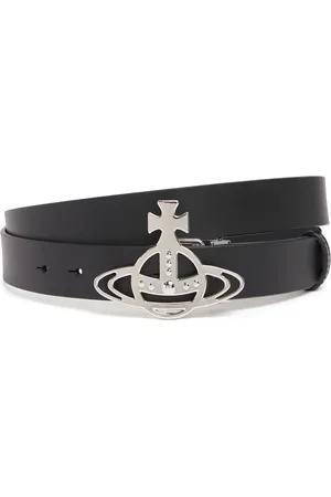 Vivienne Westwood 3cm Logo Leather Belt