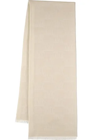 Max Mara Whisky Monogram Jacquard Lurex Scarf