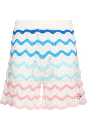 Casablanca Wave Cotton Shorts
