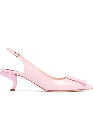 Roger Vivier 55mm Virgule Patent Leather Pumps