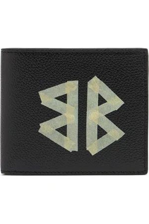 Balenciaga Tape Type Leather Bi-fold Wallet