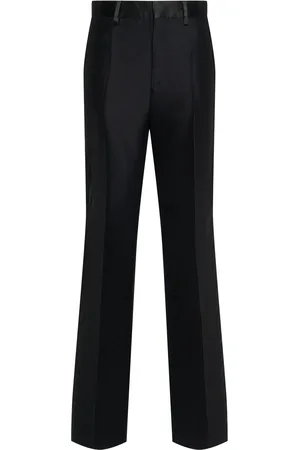 Dsquared2 Daisy Tux Silk & Wool Straight Pants