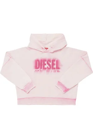 Diesel Logo Print Cotton Sweatshirt Hoodie