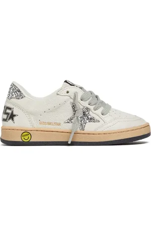 Golden Goose Ballstar Glitter Leather Sneakers