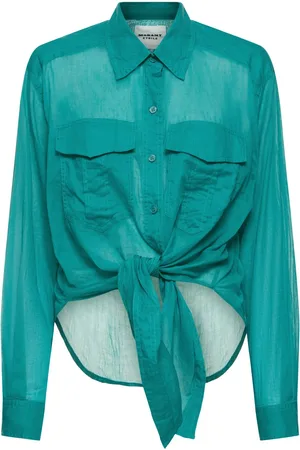 Marant Etoile Nath Self-tie Cotton Shirt