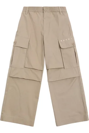Marni Cotton Gabardine Cargo Pants
