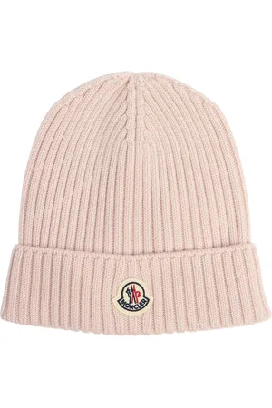 Moncler Logo Virgin Wool Beanie