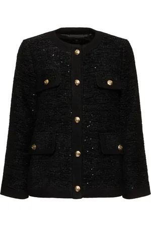 ANINE BING Lydia Collarless Blazer