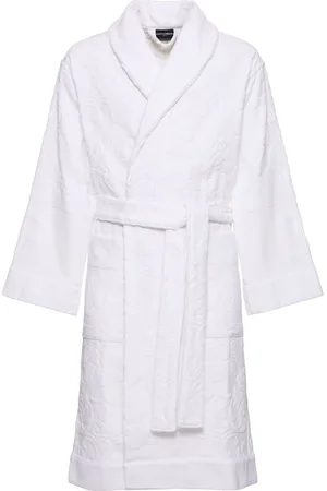 Dolce & Gabbana Cotton Terry Jacquard Bath Robe