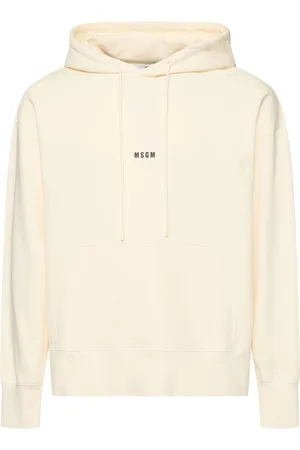 Msgm Micro Logo Print French Terry Sweatshirt