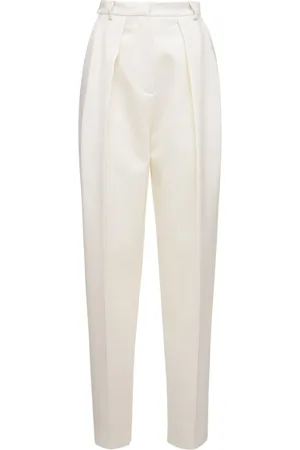 MAGDA BUTRYM Wool & Silk Straight Leg Pants