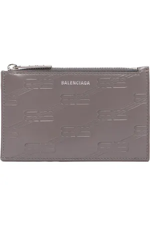 Balenciaga Bb Monogram Leather Wallet
