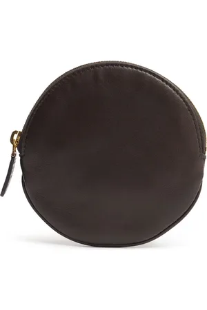 The Row Round Nappa Leather Pouch