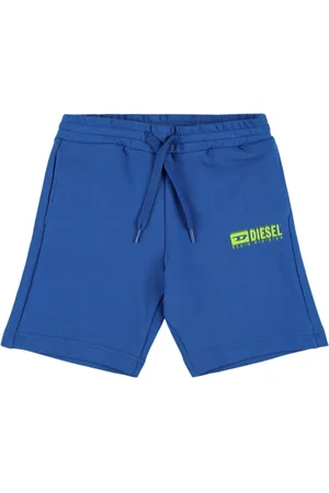 Diesel Cotton Sweat Shorts W/ Logo