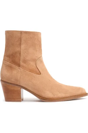 Stuart Weitzman 60mm Tate Suede Ankle Boots