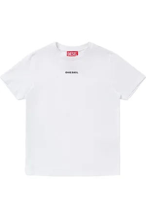 Diesel Printed Cotton Blend Jersey T-shirt