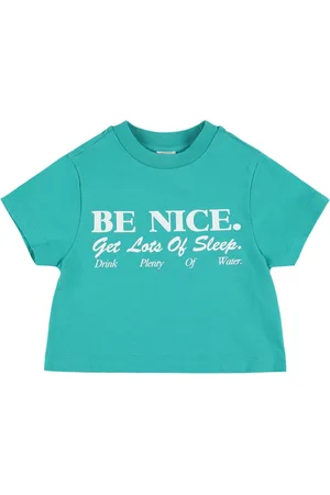 Sporty & Rich Be Nice Printed Cotton Blend T-shirt