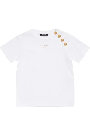 Balmain Printed Cotton Jersey T-shirt