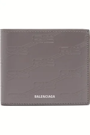 Balenciaga Bb Monogram Leather Billfold Wallet