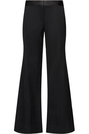 Victoria Beckham Grain De Poudre Side Panel Pants