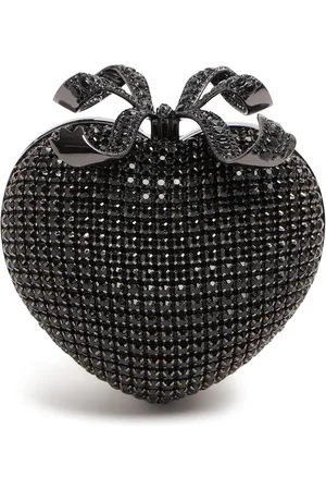 Self-Portrait Crystal Heart Clutch