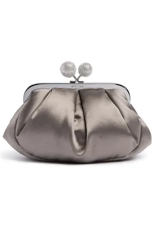 Max Mara Emmy Satin Clutch