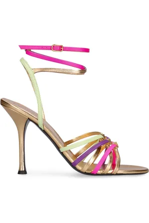 VALENTINO GARAVANI 100mm Rockstud Leather Sandals