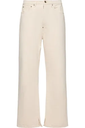 Maison Margiela Cotton Denim Wide Pants